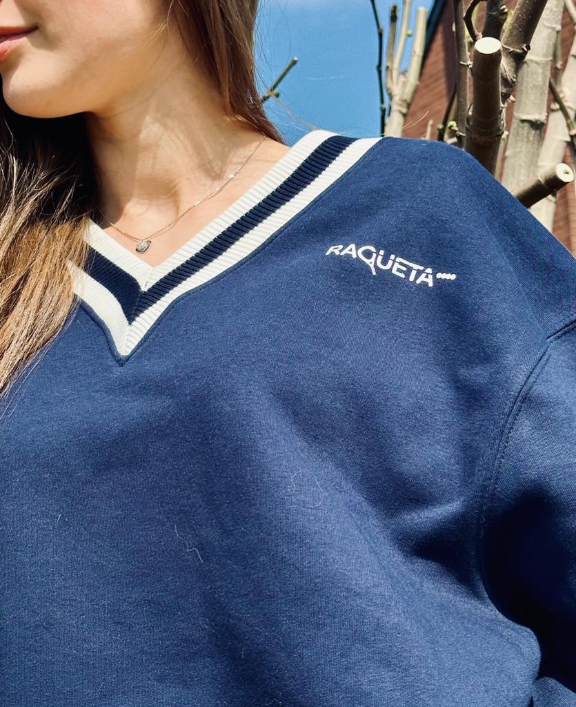 Padel Sweater Oversized (unisex, Navy Blue)