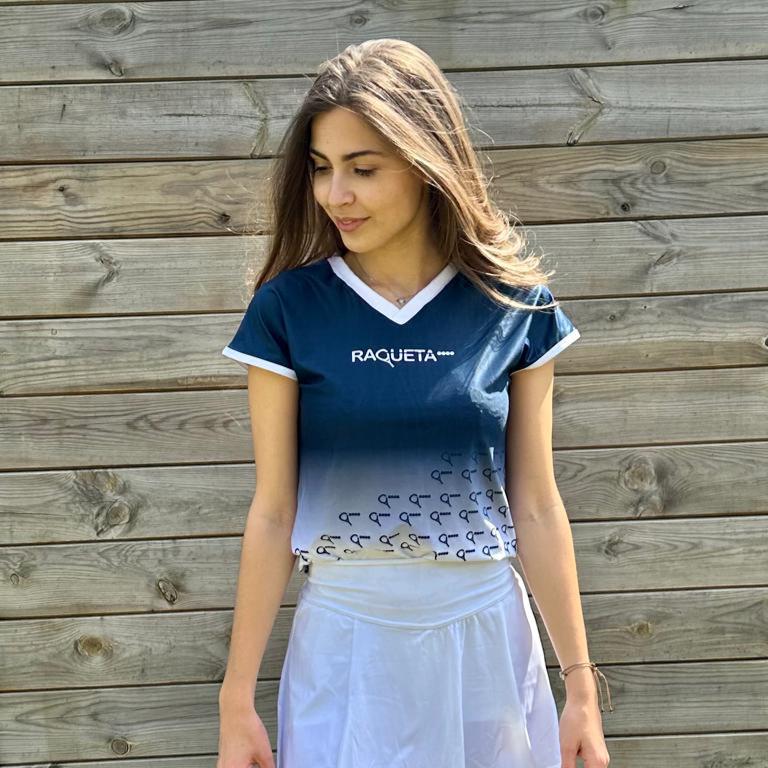 Padel Shirt Victor (Women's, Navy, White)