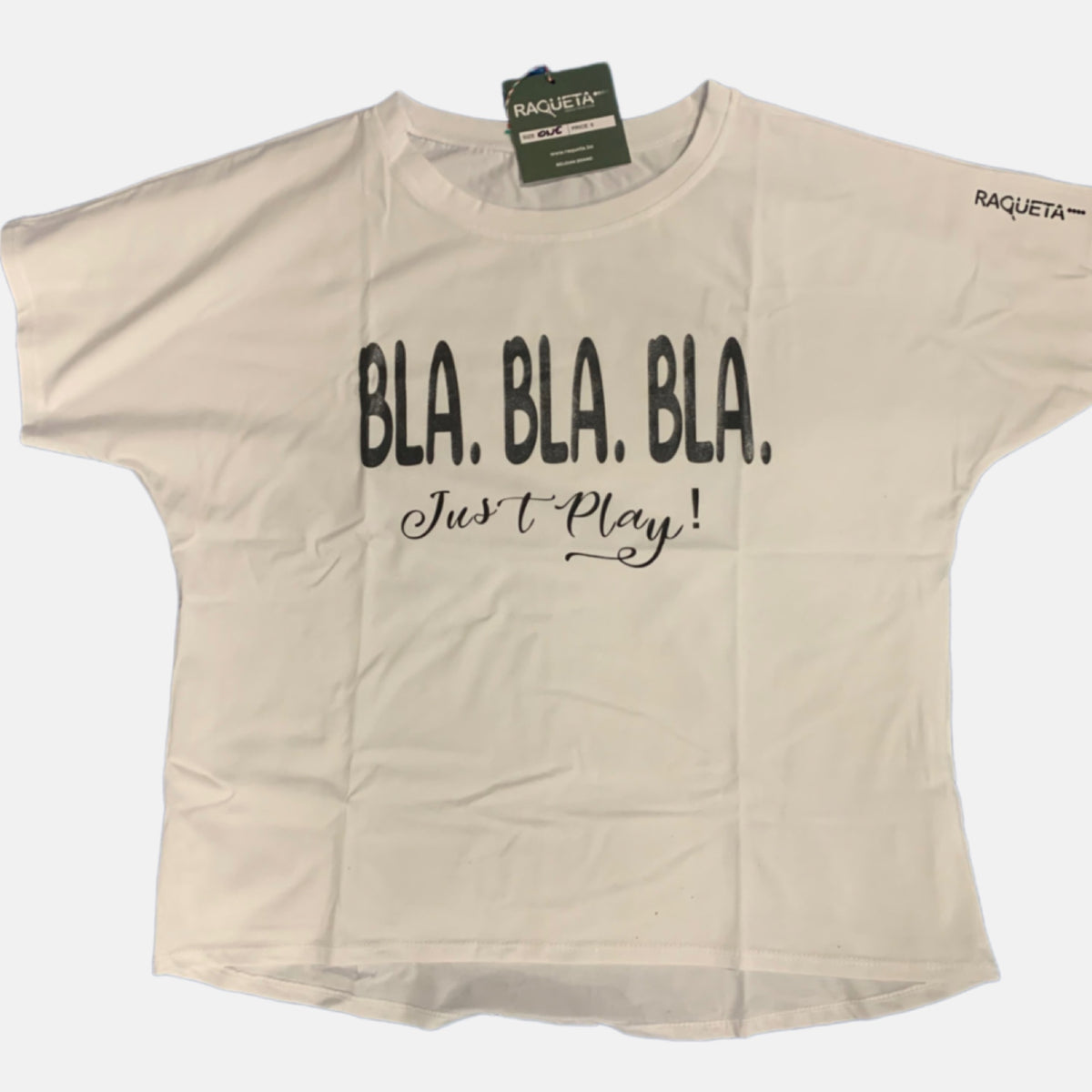 Padel Fun T-shirt (Women's, Black, White, one size)