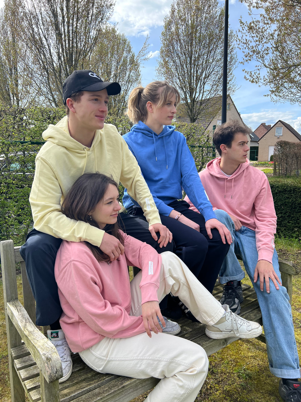 Padel Hoodie Colors (unisex, Yellow, Rose, Blue)