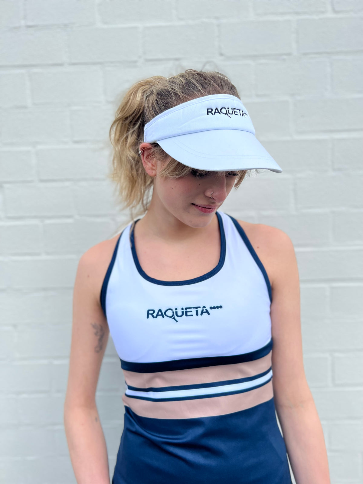 Performance Padel Dress (blue, white, chocolate, women's)