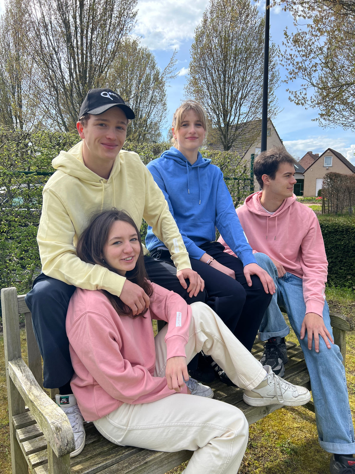 Padel Hoodie Colors (unisex, Yellow, Rose, Blue)