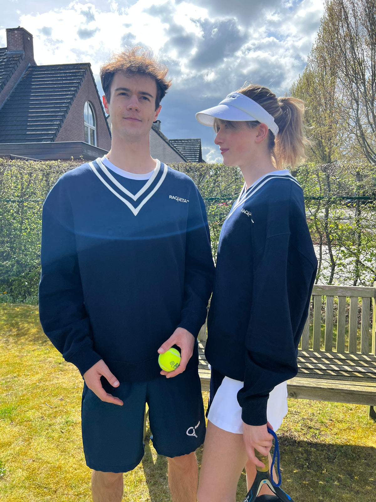 Padel Sweater Oversized (unisex, Navy Blue)