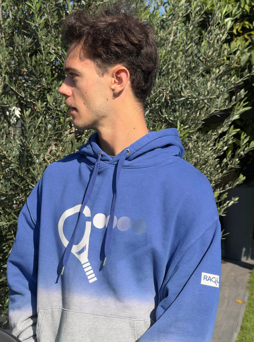 Hoodie ICE (Grey, Blue) - unisex
