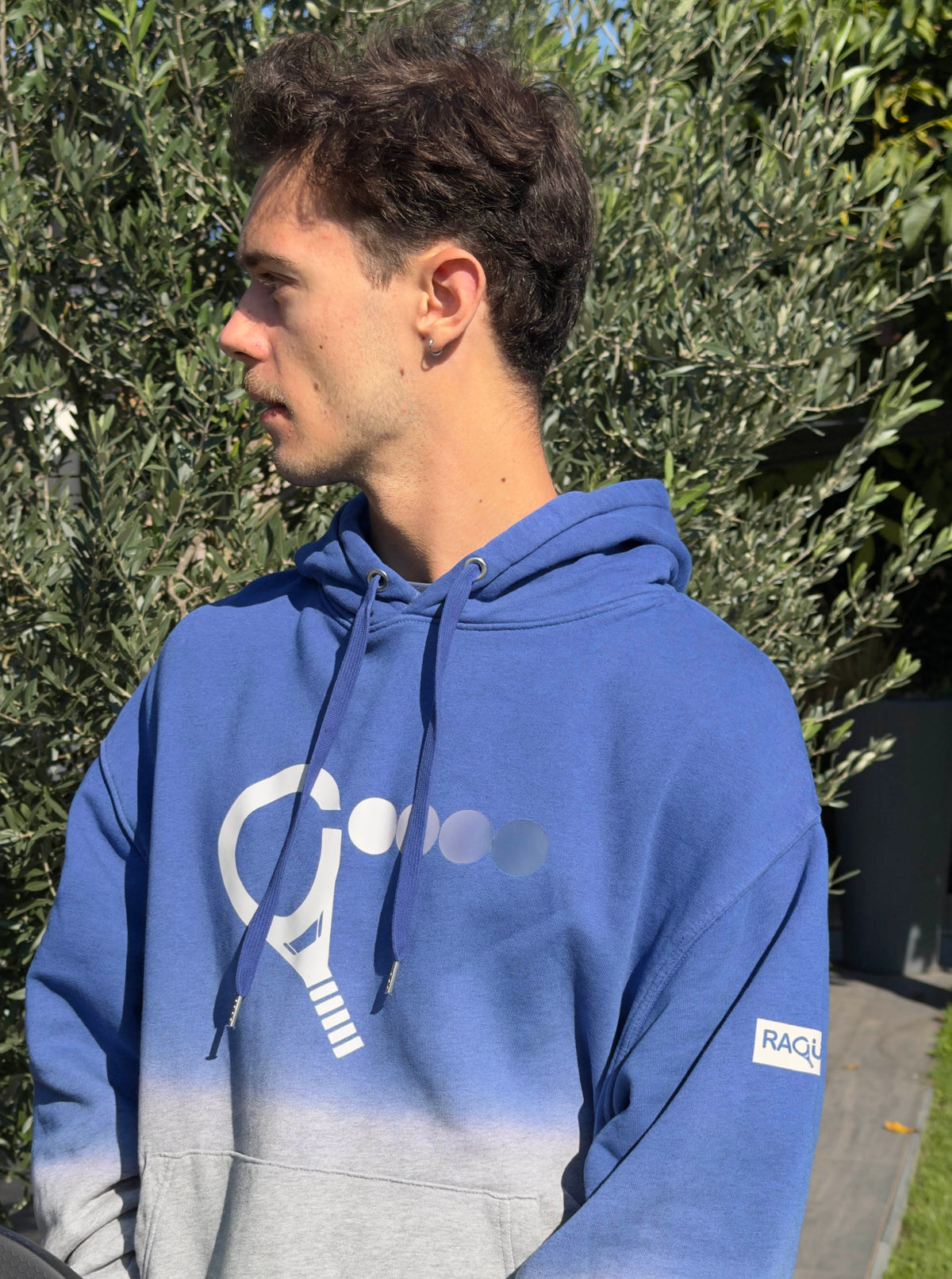 Hoodie ICE (Grey, Blue) - unisex