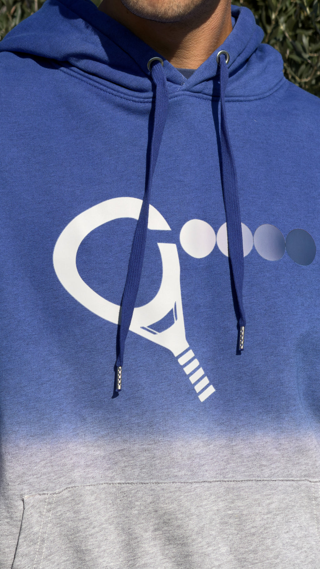 Hoodie ICE (Grey, Blue) - unisex