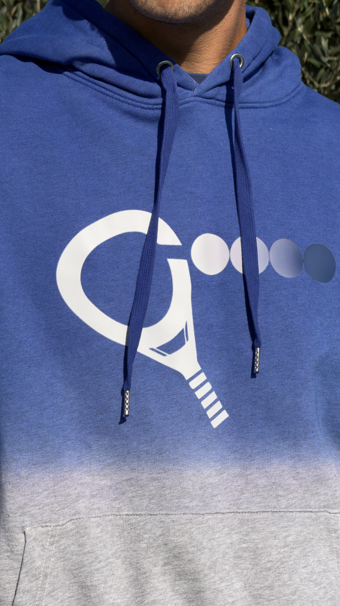 Hoodie ICE (Grey, Blue) - unisex