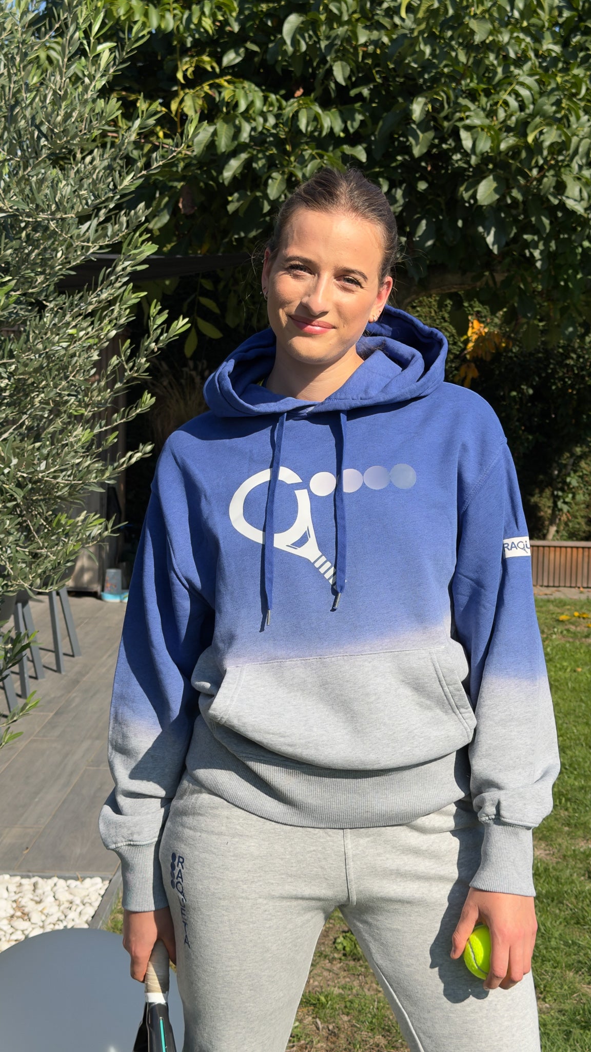 Hoodie ICE (Grey, Blue) - unisex