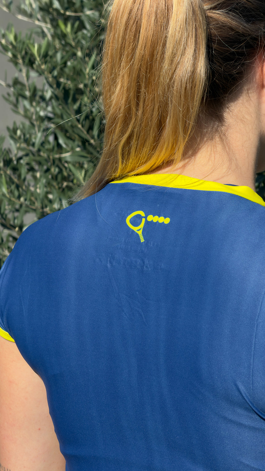 T-shirt Vibora (Navy/Geel)