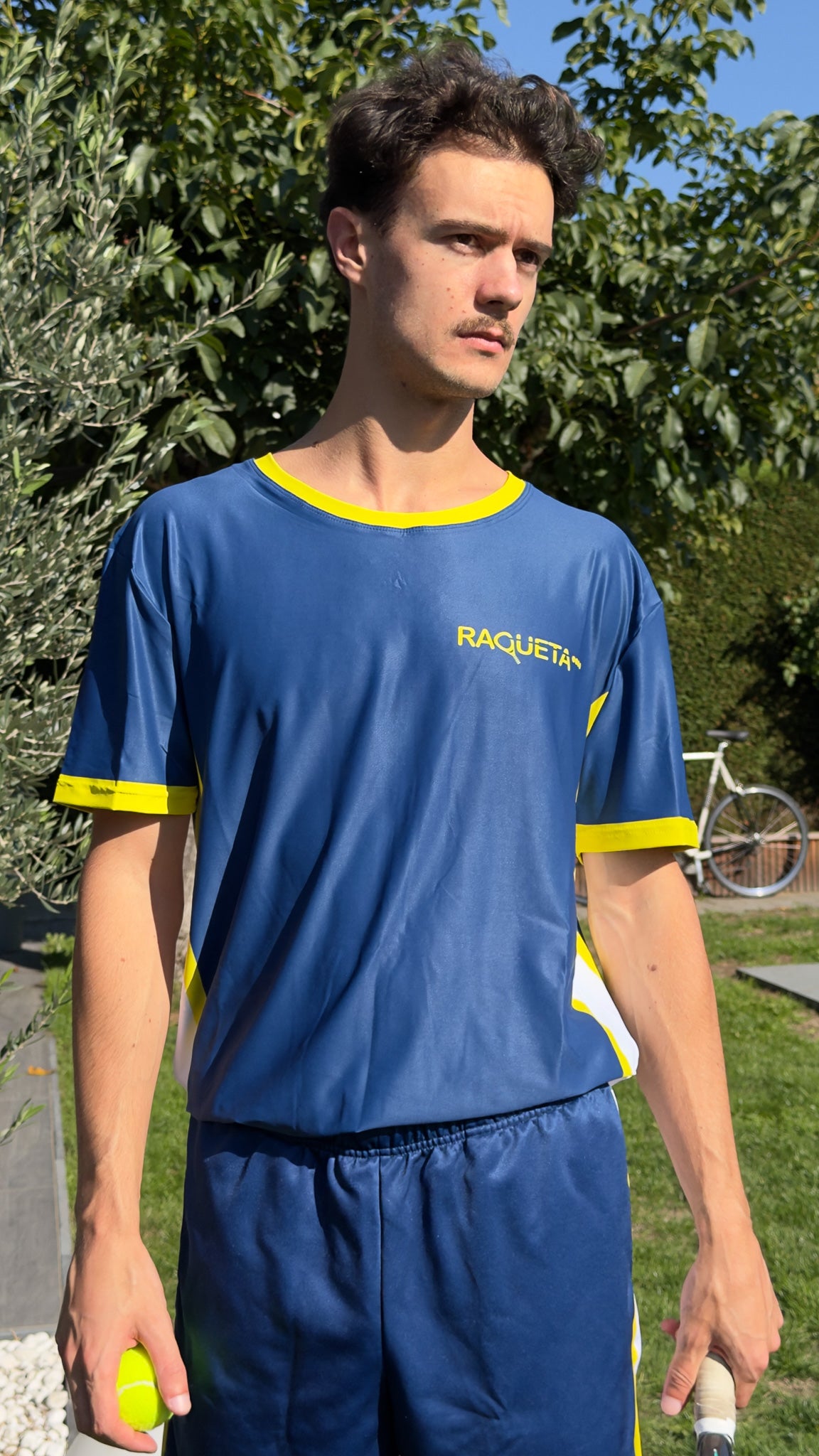 T-shirt Vibora Men (Navy/Geel)