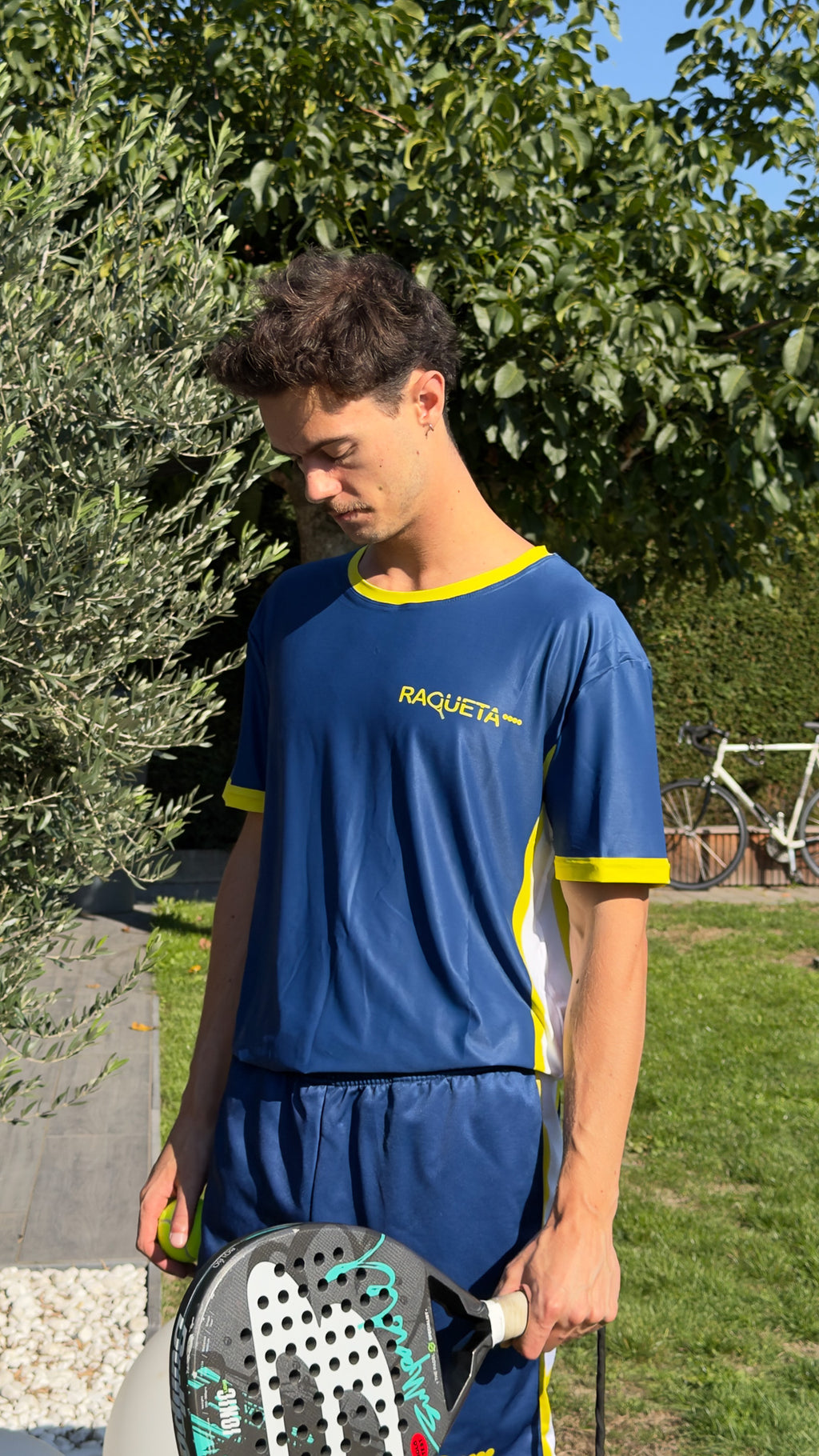 T-shirt Vibora Men (Navy/Geel)