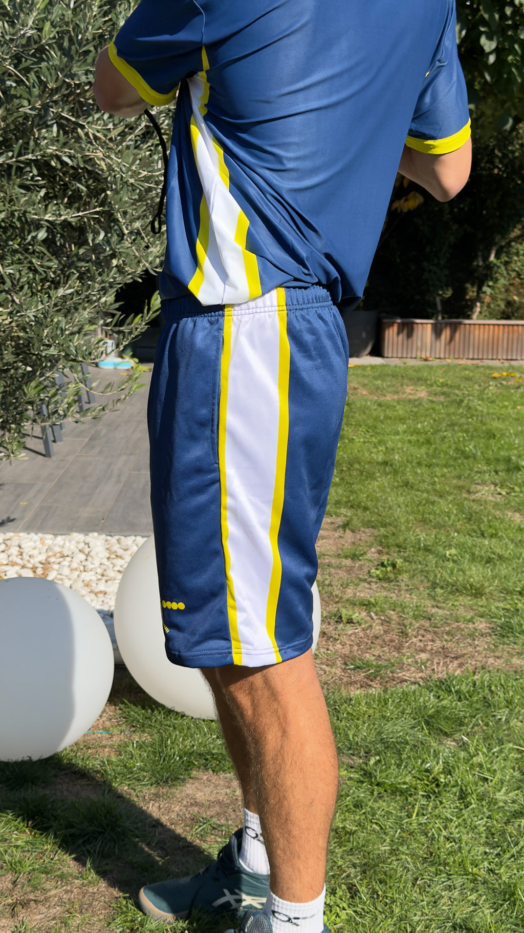 Short Vibora Men – Navy/Geel