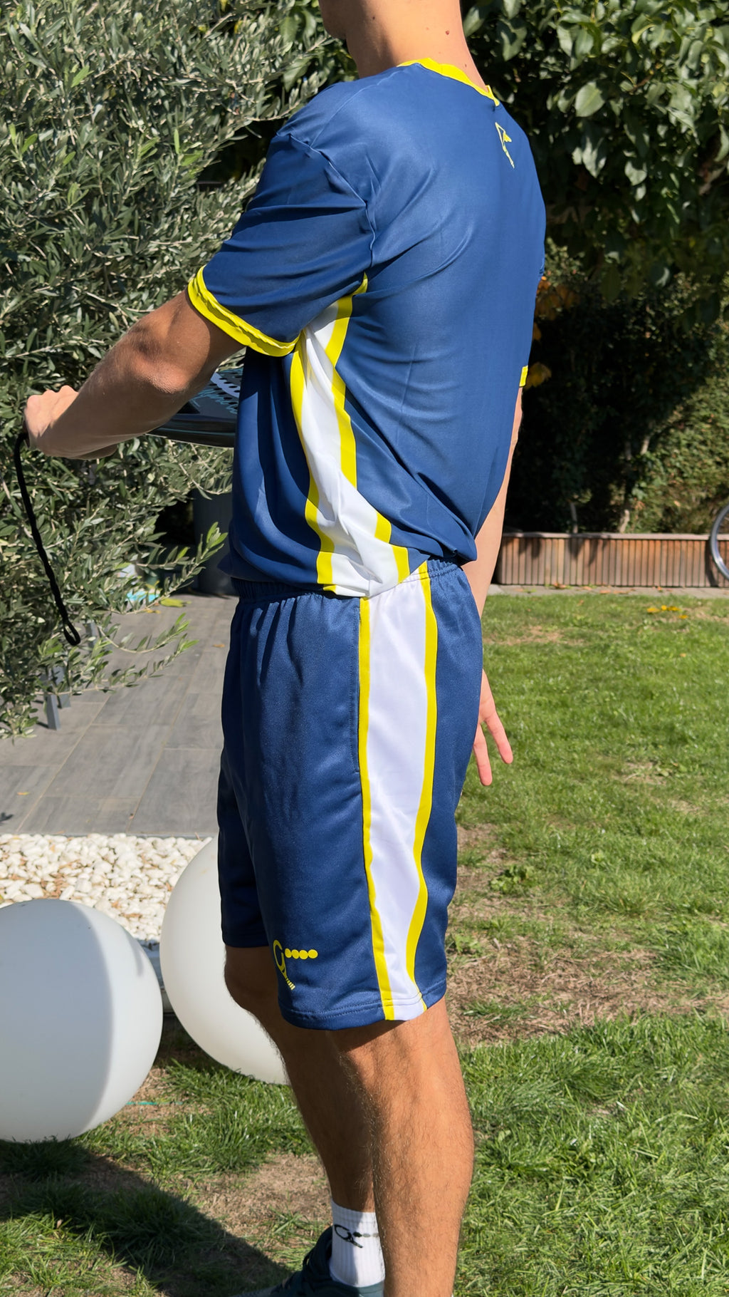 Short Vibora Men – Navy/Geel