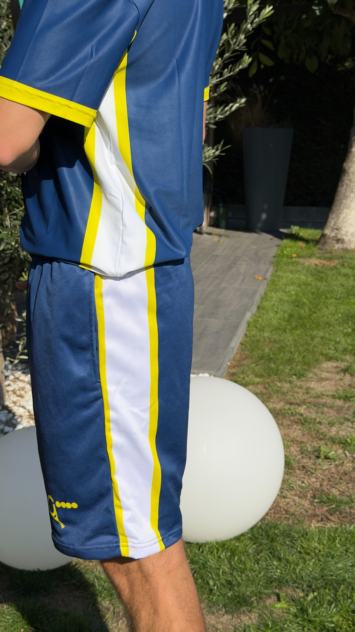 Short Vibora Men – Navy/Geel