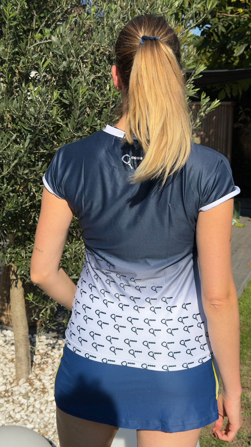 Padel Shirt Victor (Women's, Navy, White)