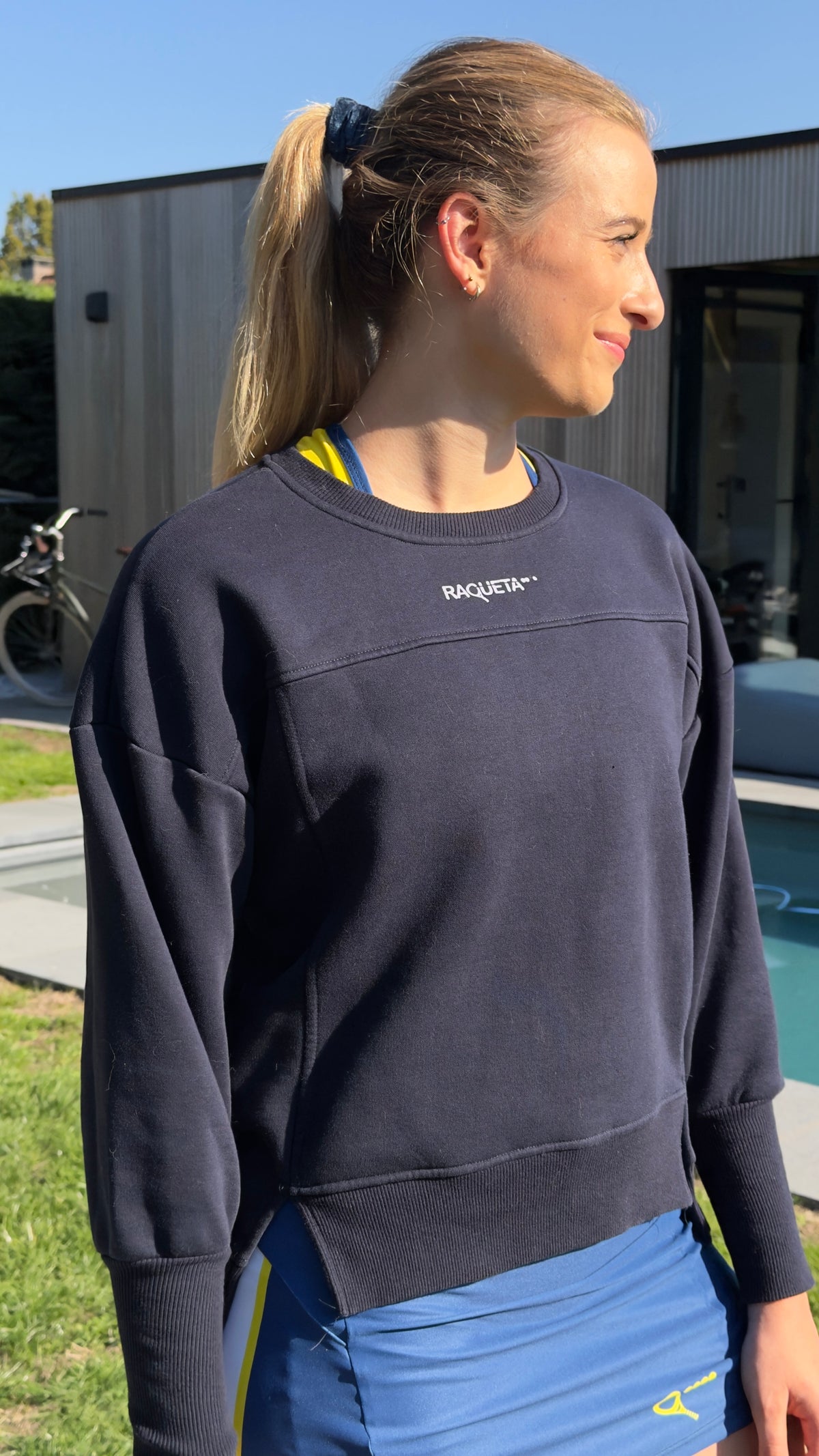 Padel Excellence sweater (Women's, Navy)