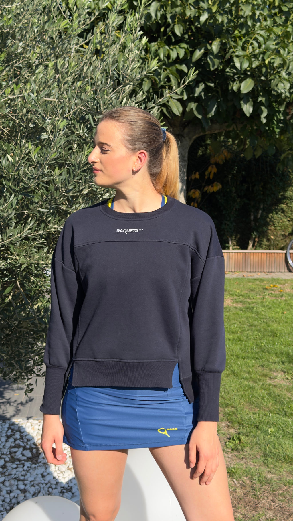 Padel Excellence sweater (Women's, Navy)