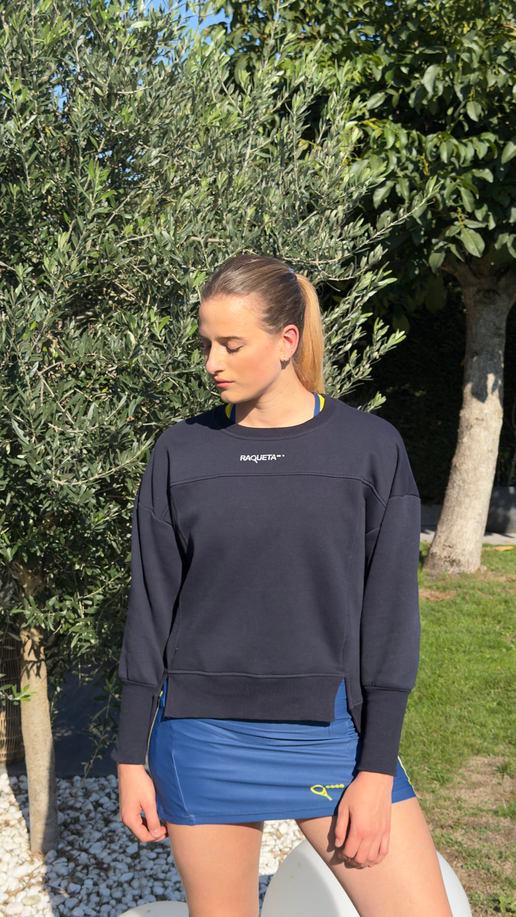 Padel Excellence sweater (Women's, Navy)