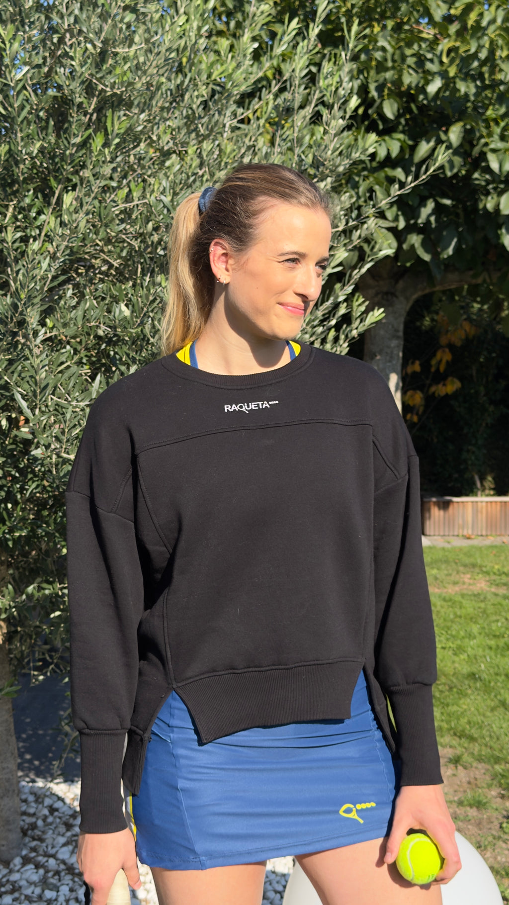 Padel excellence sweater (Women's, black)