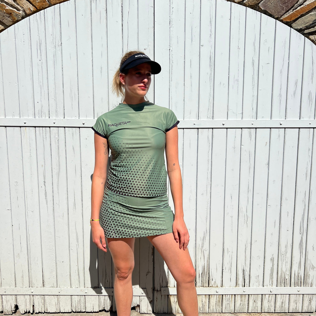 Padel Shirt Combat (Women's, Olive)