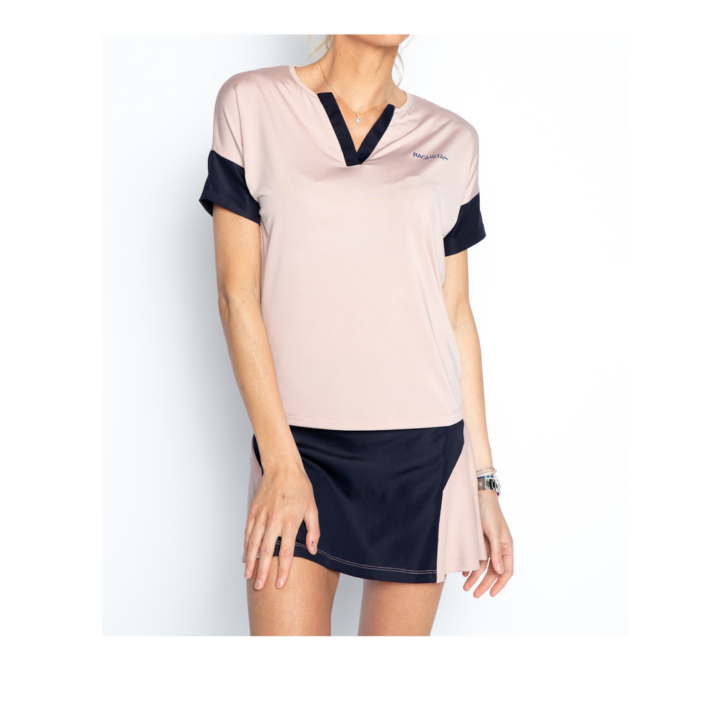 Emma padel t-shirt (pink, women's)