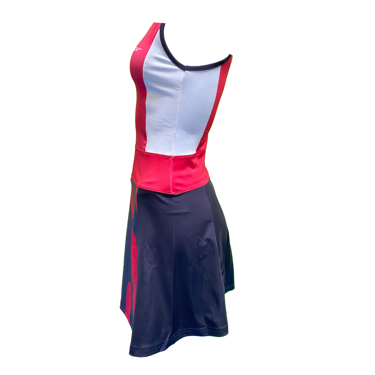 Aline padel dress (zebra navy/coral, women's)