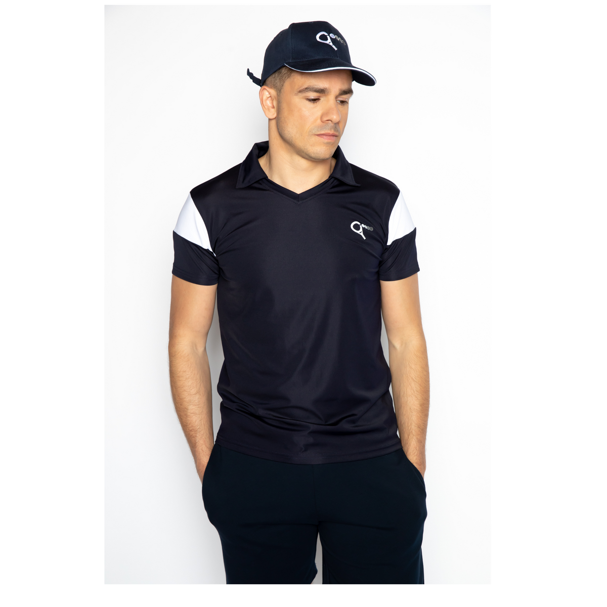 Juul padel polo shirt (navy, men's)