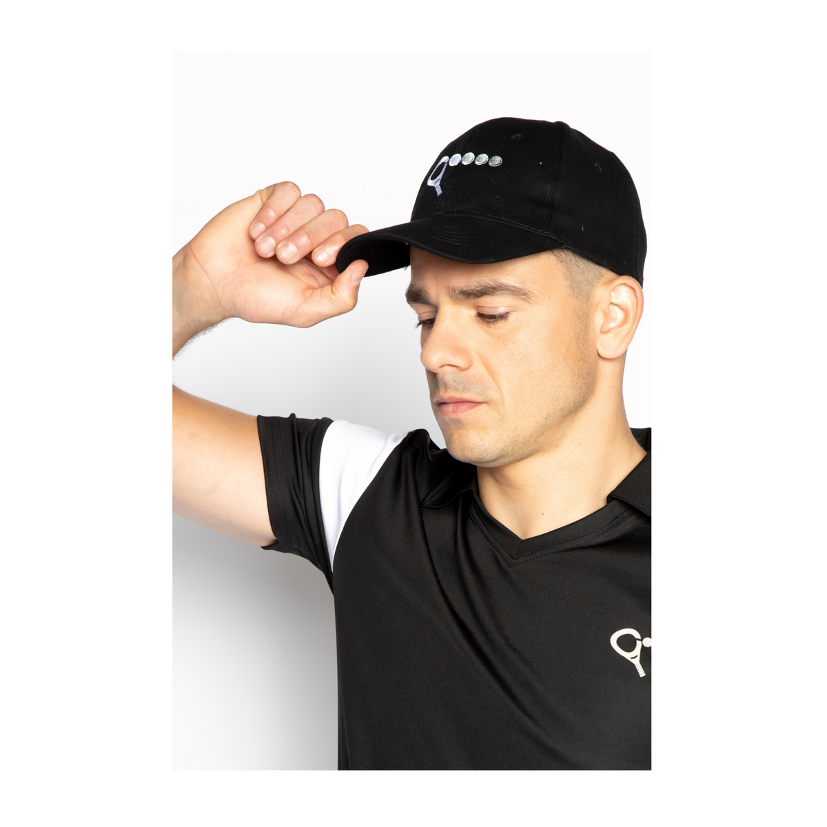 Padel cap (black, pink, one size, women's, men's)