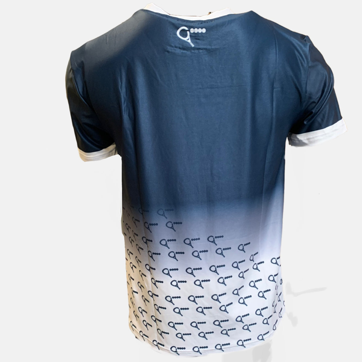 Victor padel T-shirt (white/navy, men's)