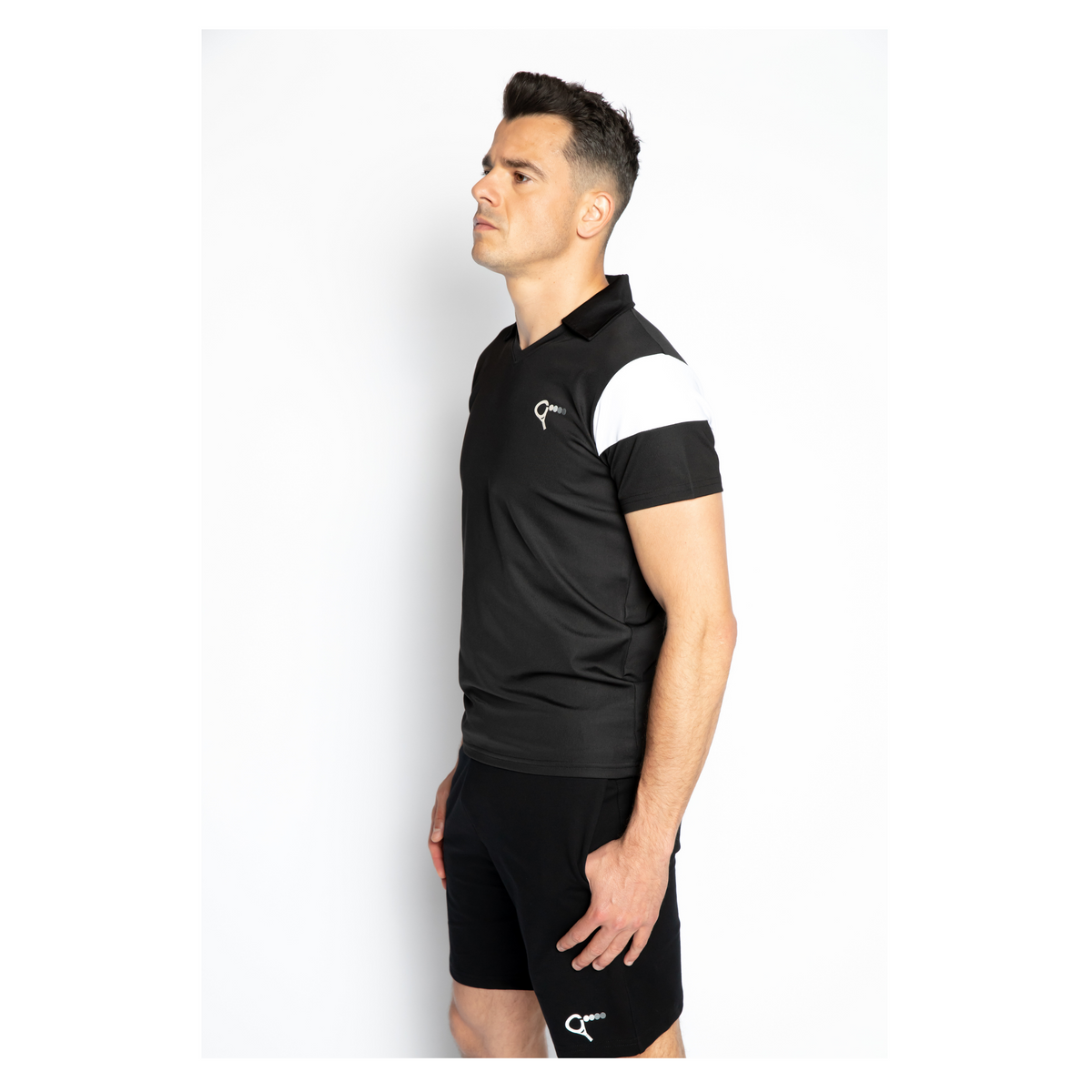 Juul padel polo shirt (black, men's)