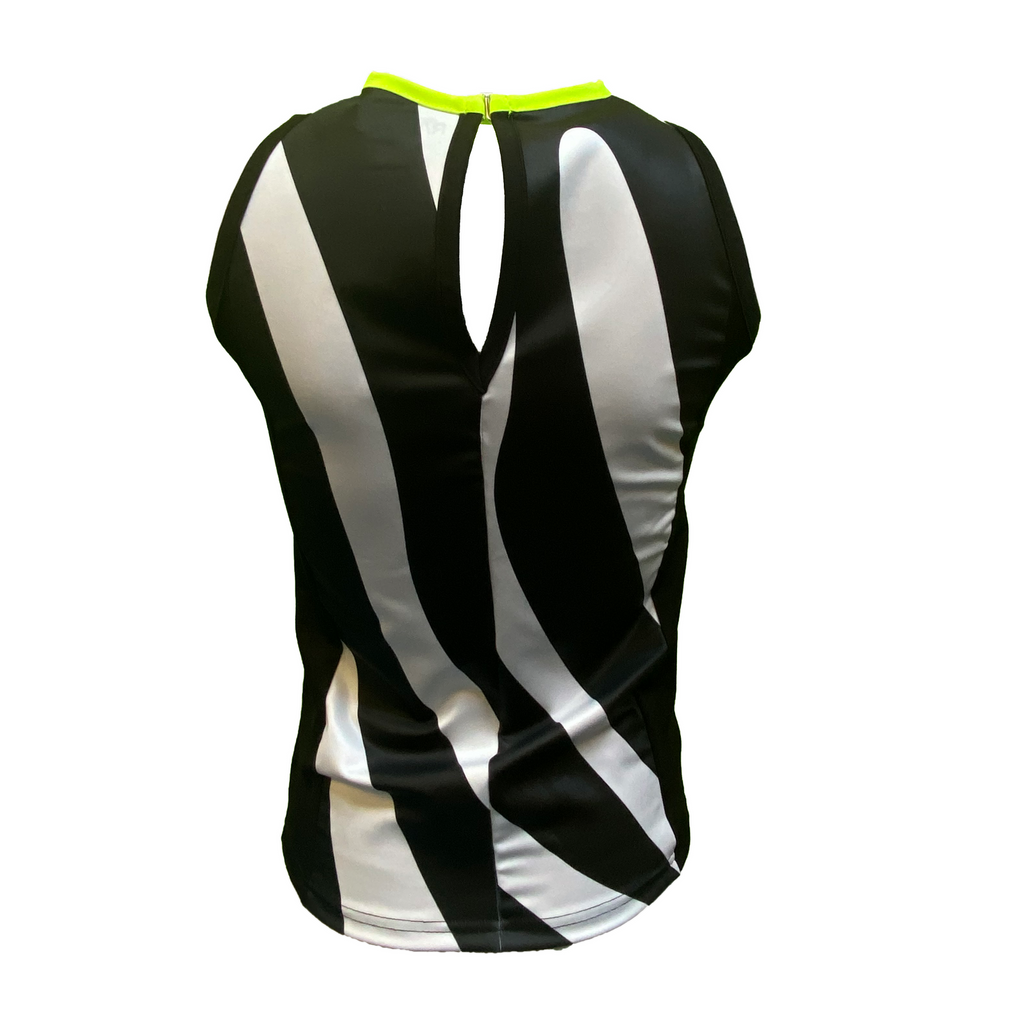 Padel Top Nora (zebra black/white, women's)