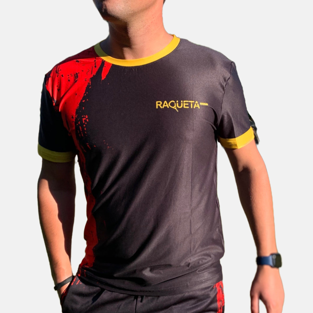 Padel Shirt WC Tee (men's, Belgian colors)