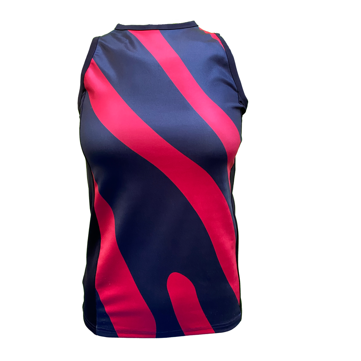 Padel Top Nora (zebra navy/coral women's)