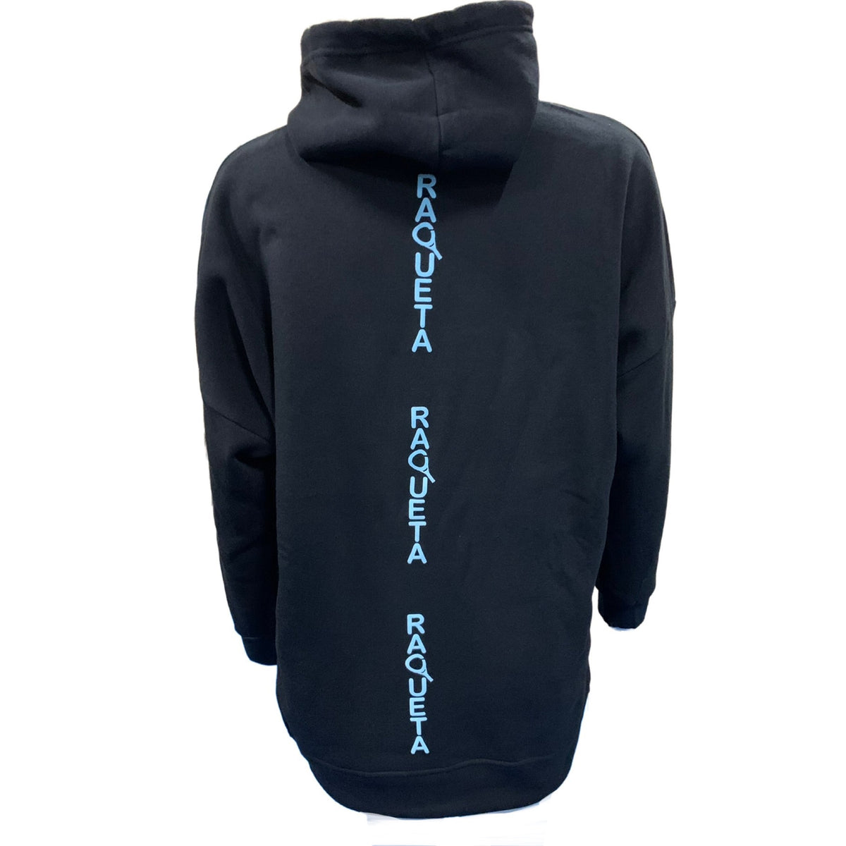 Padel long hoodie (Women's, orange, black)