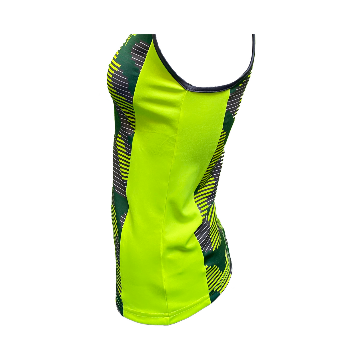 Padel Top Ellie (camouflage, yellow, women's)