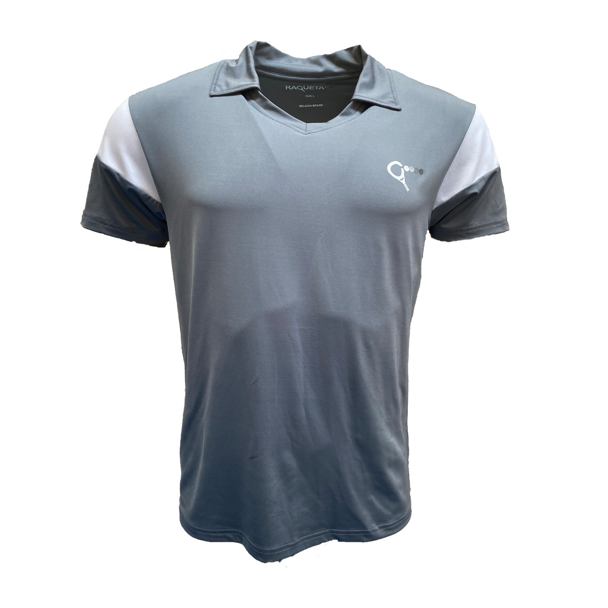 Juul padel polo shirt (grey, men's)