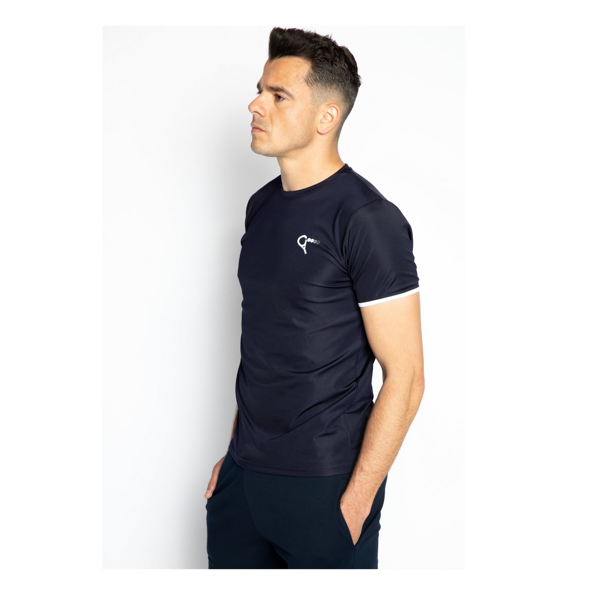 Luís padel t-shirt (navy, men's)
