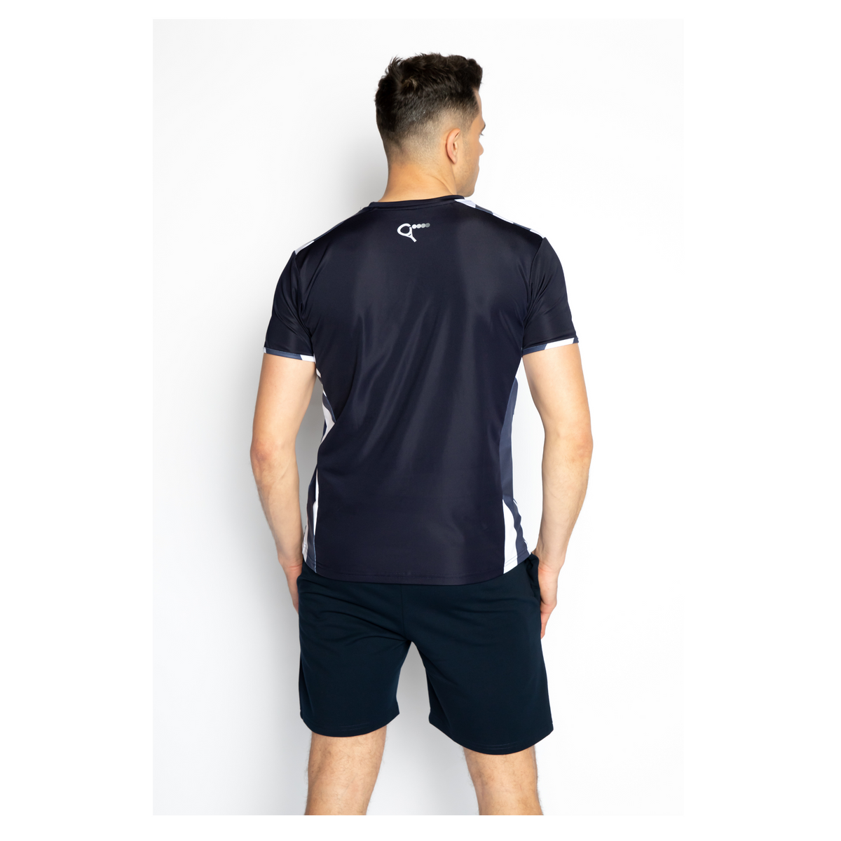 Jack padel t-shirt (navy zebra, men's)