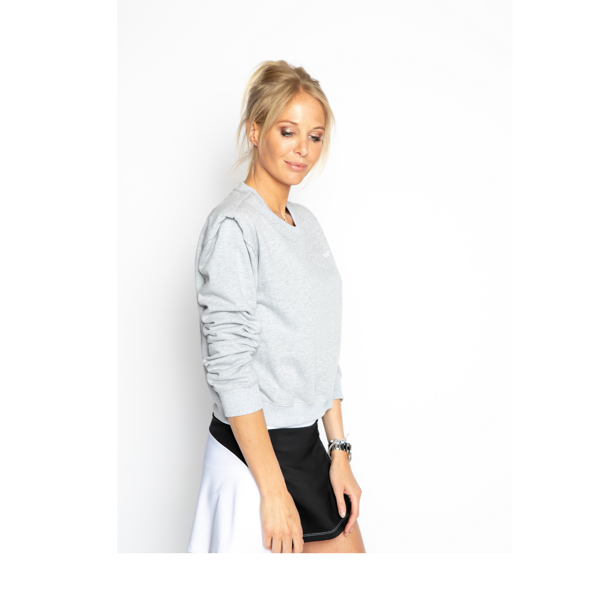 Shorty padel sweater (grey, women's)