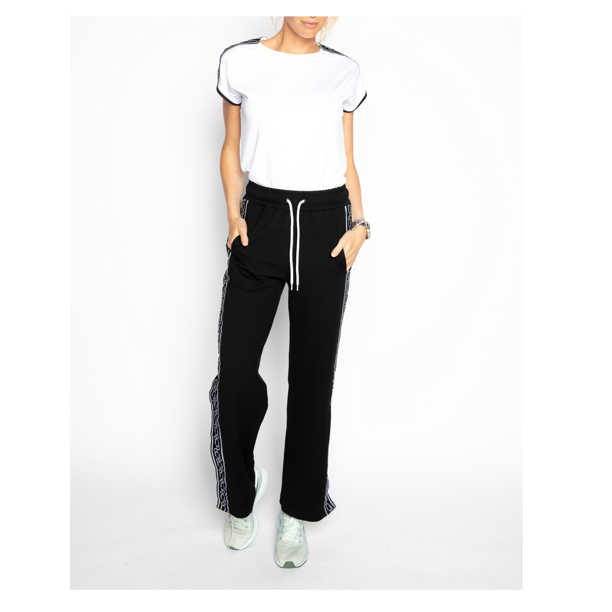 Zara padel sweatpants (black/black, women's)