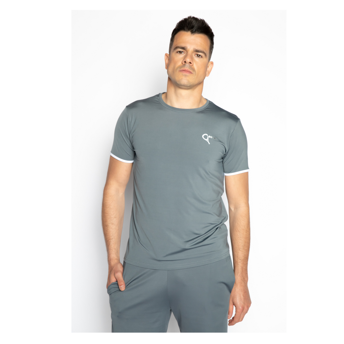 Luís padel t-shirt (grey, men's)