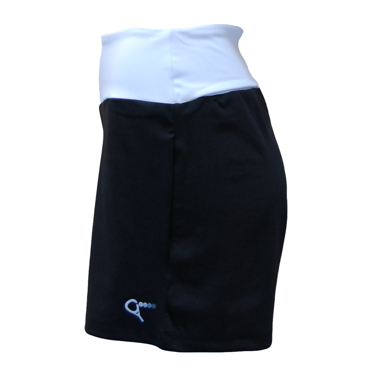 Lilly padel shorts (black and white, women's)