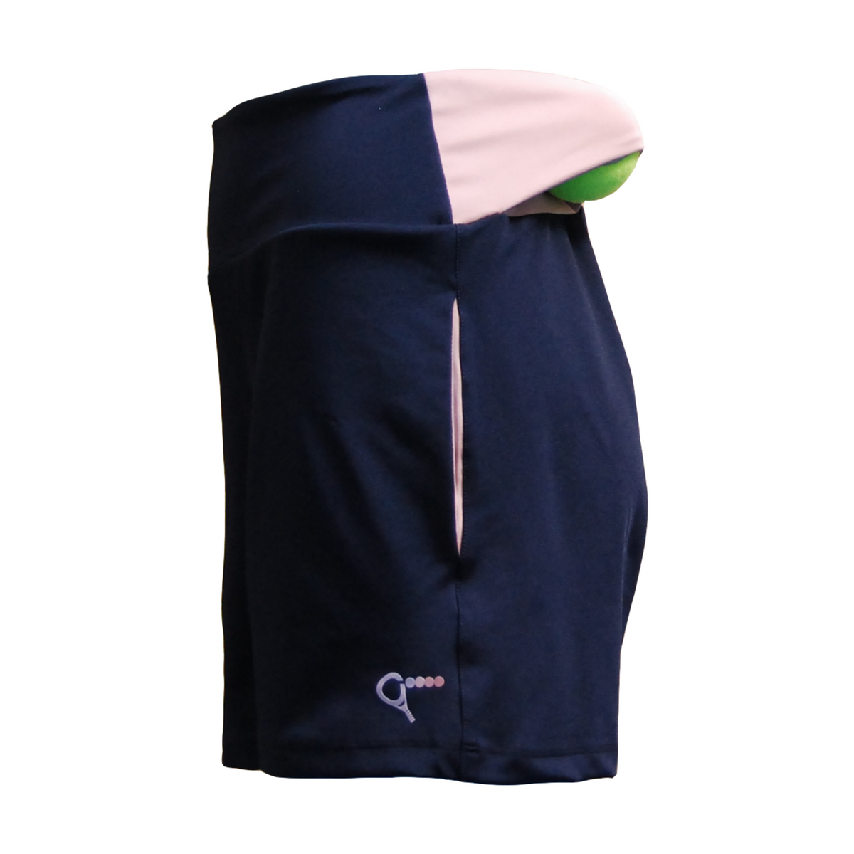 Lilly padel shorts (navy and pink, women's)