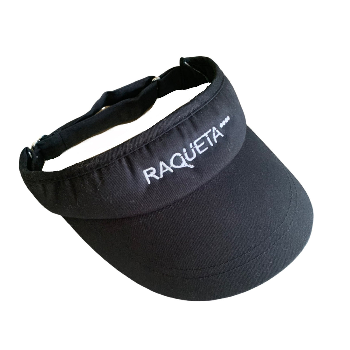 padel sun visor (black, white, one size, unisex)