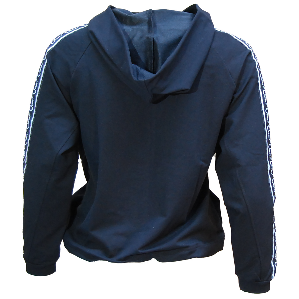 padel sweater with zipper Noor (black/black, women's)