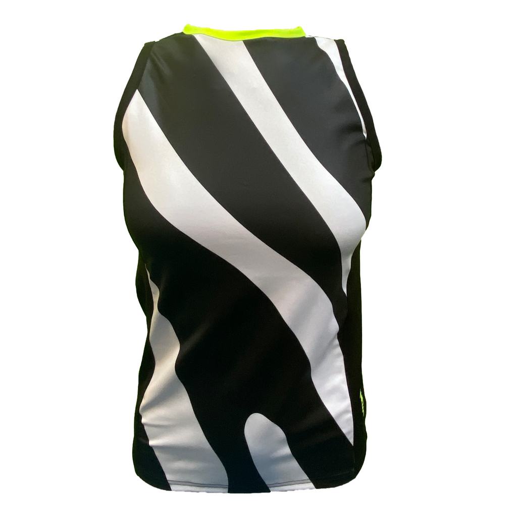 Padel Top Nora (zebra black/white, women's)