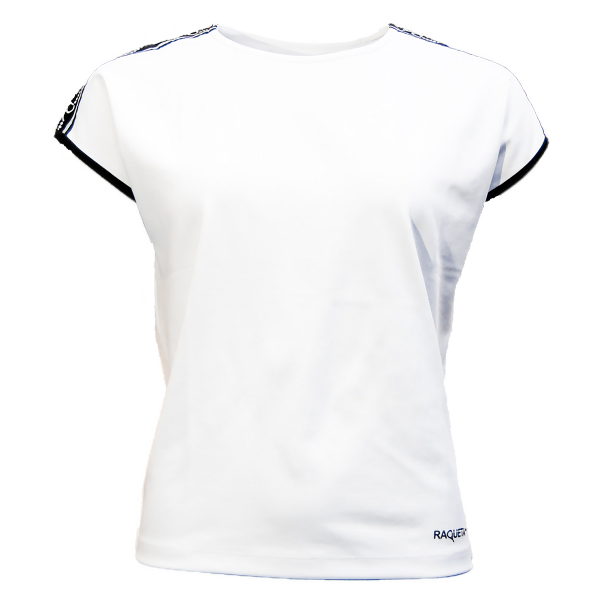 Seline padel T-shirt (white/black, women's)