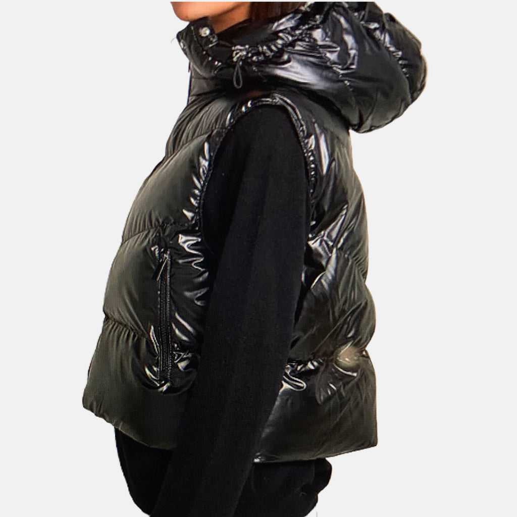 Padel Puffer Vest (Women, Black)