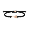 Padel Bracelet (Stainless steel, Rose Gold color, Black)