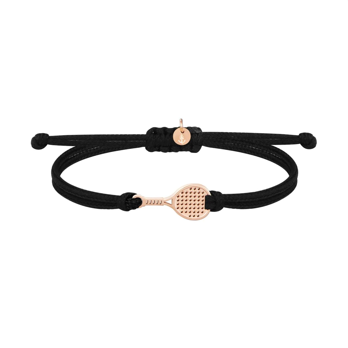 Padel Bracelet (Stainless steel, Rose Gold color, Black)